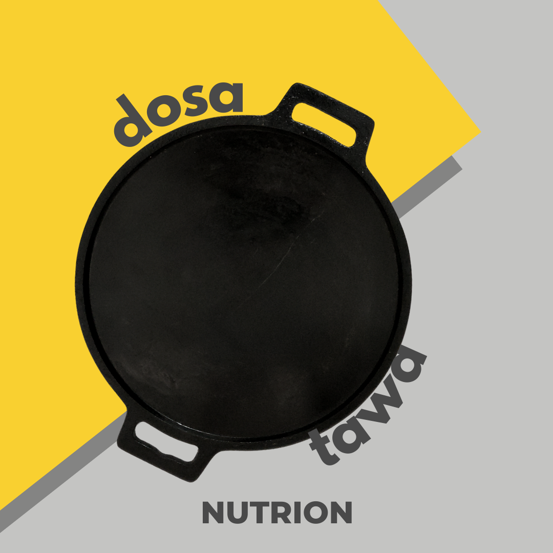 Pre-Seasoned Cast Iron Breakfast Combo – Dosa Tawa, Appachatti, & Paniyaram Pan