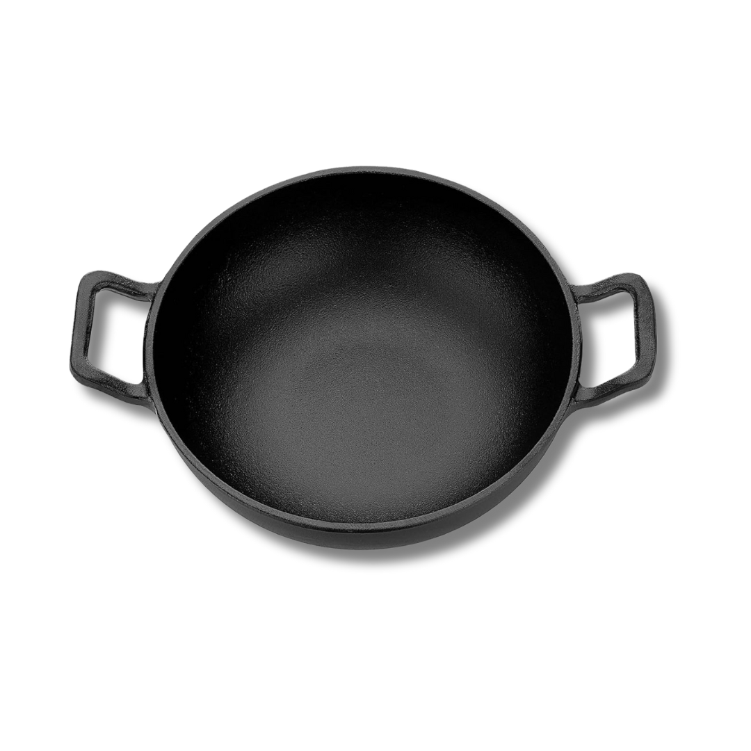 Pre Seasoned Cast Iron kadai