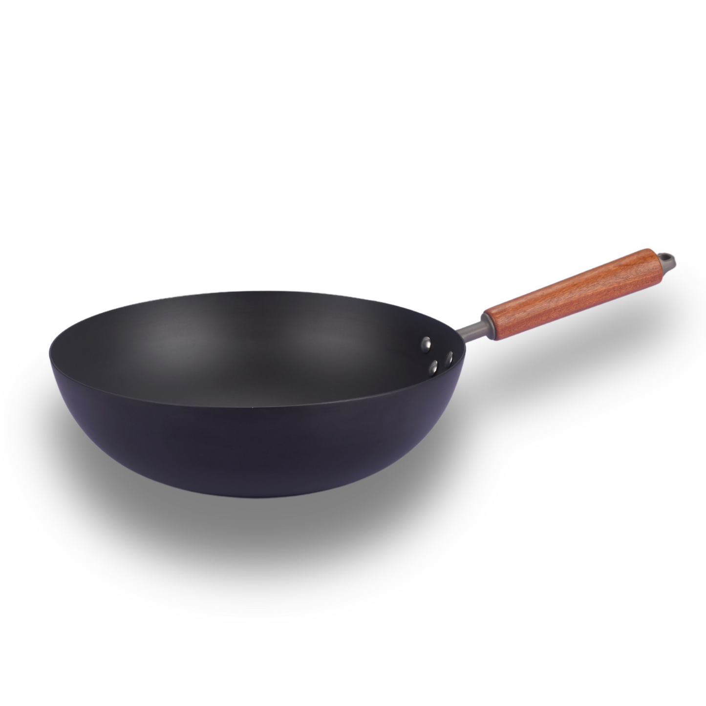 12 Inch Titanium Carbon steel wok/pan with lid