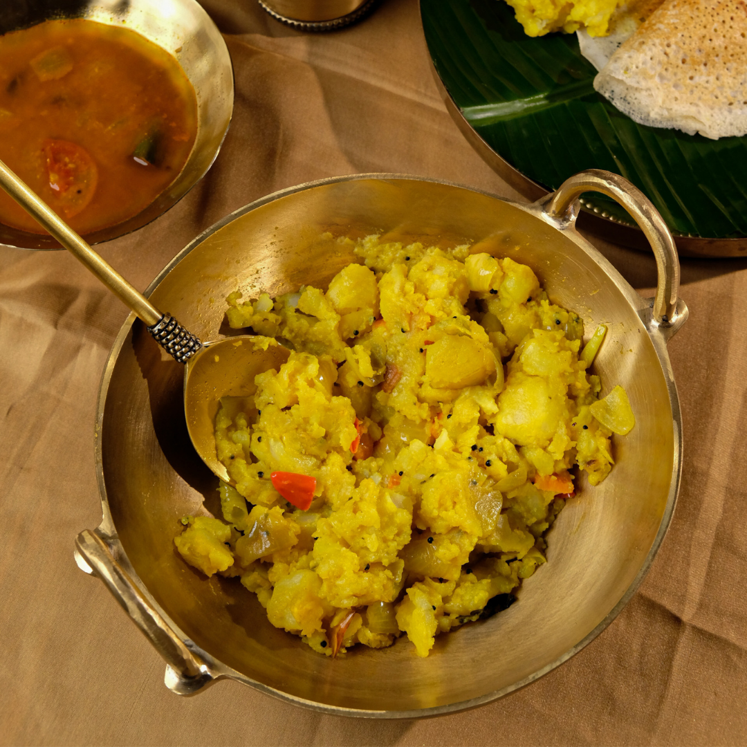 Bronze Uruli  & Kadai Cookware Combo