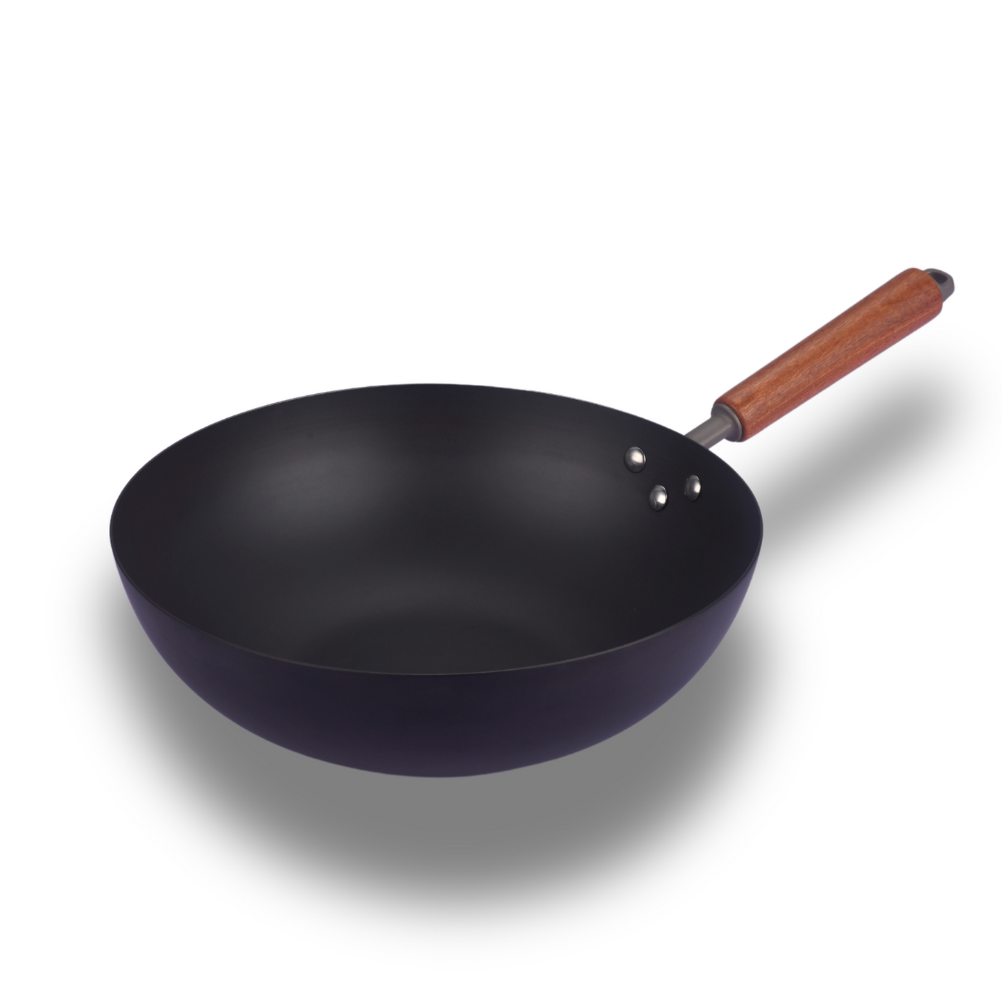 12 Inch Titanium Carbon steel wok/pan with lid